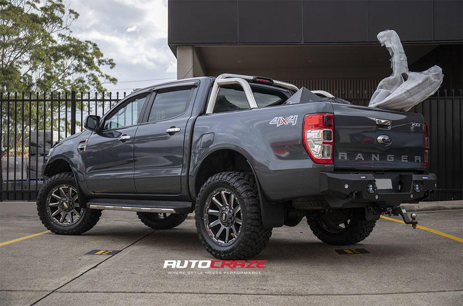 FORD RANGER GD05 MATTE BLACK MILLED ACCENTS